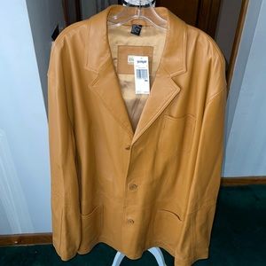 Mens Vintage Enyce Leather Jacket Genuine Leather Jacket